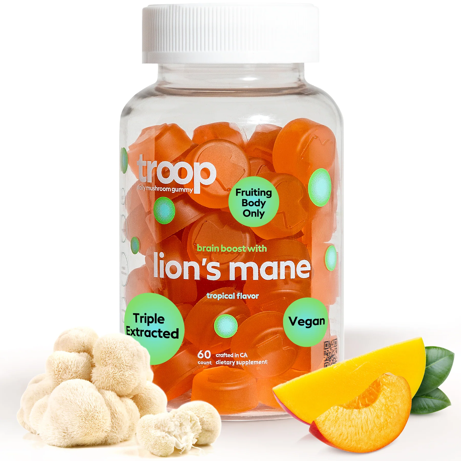 Troop Lion's Mane Gummies – Tropical 猴頭菇軟糖